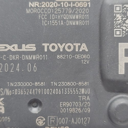 2023 2024 Lexus RX500 RX350 Front Grill Distance Radar Sensor Cruise 88210-0E060 - Picture 5 of 17