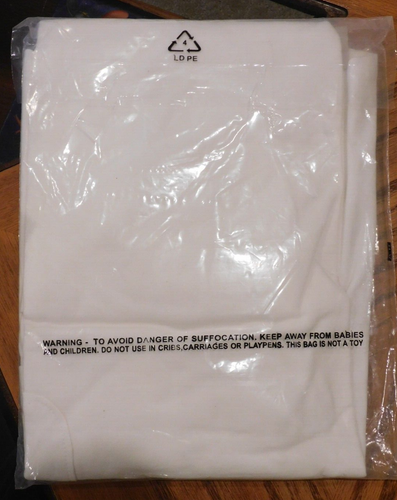 NWT! 1 - Men's KING SIZE "V-Neck" S/S T-Shirt, XL/BIG, White! - Picture 4 of 4