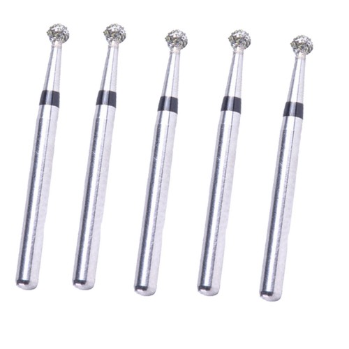 5pz/Confezione Frese Diamantate Dentali FG per Manipolo Alta Velocità Impugnatura Attrito 1,6MM Bur - Foto 36 di 69