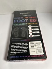 Phixnozar Foldable Foot Massager Mat with 8 Modes and 19 Intensity Levels - NEW