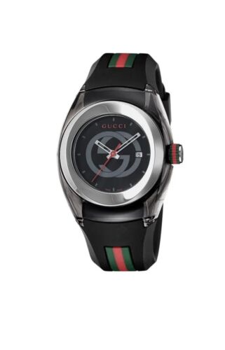 Zegarek Gucci Sync YA137301 Czarny Damski 36mm - Zdjęcie 1 z 2