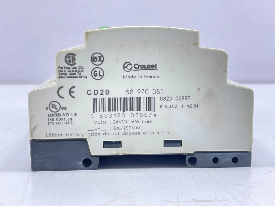 Crouzet Millenium 3 CD20 88970051 Smart Programmable Logic Controller PLC 24VDC - Image 2 of 4