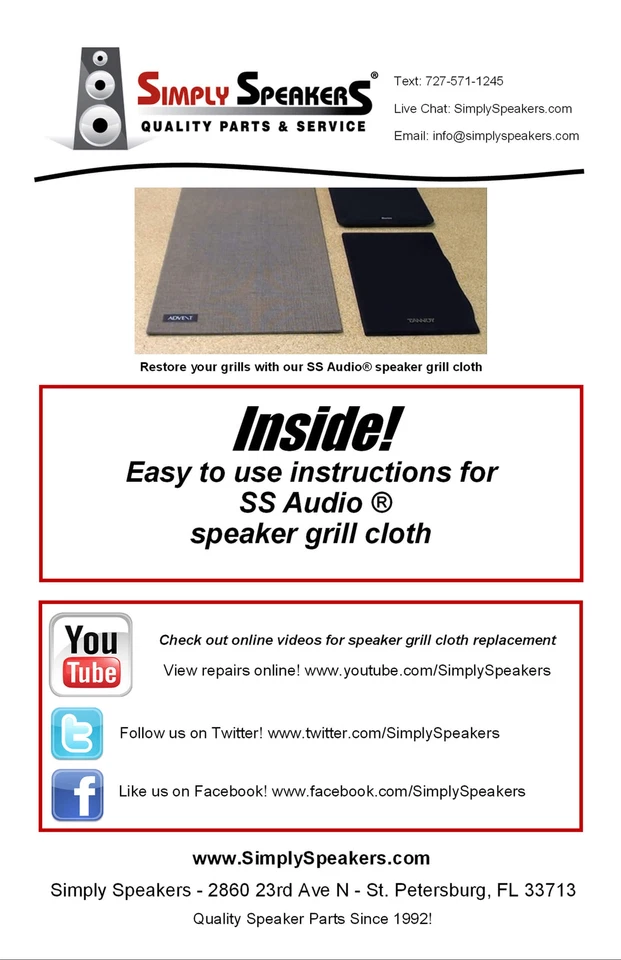 Paño de parrilla de altavoz azul marino estilo vintage JBL 60" X 36", A-575 Foto 2 de 4