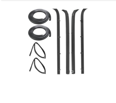GMC CHEVROLET C & K Pickup Suburban 81-91 Dichtung Gummi Seals HINTERE Türen R+L