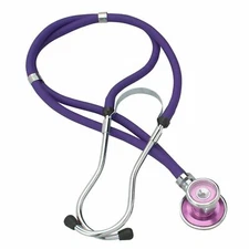 AsaTechmed Professional Dual Head Sprague Stethoscope Stainless Steel (PURPLE)