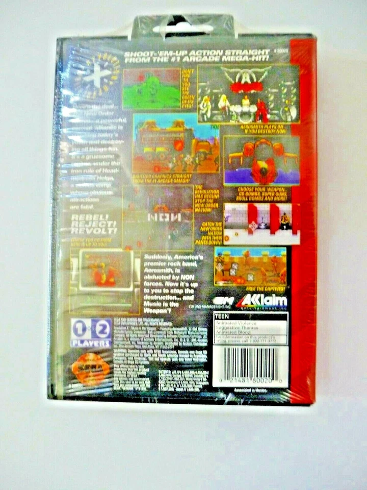 Revolution X (Sega Genesis, 1995) NEW SEALED Excellent Rare - Image 2 of 4