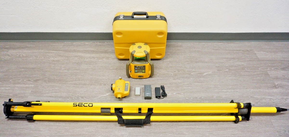 Topcon Millimeter Laser MM Machine Control LZ-T5 and PZS-1 GPS MC2 