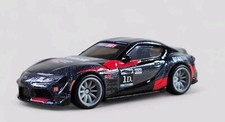 2021 TOYOTA GR SUPRA Diorama Collectible DieCast Model Car 1:64 Dark Gray LOOSE