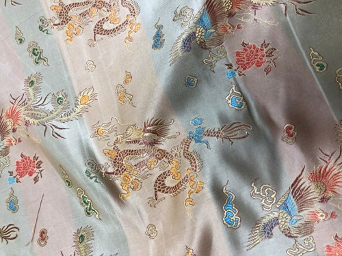 CHINESE BROCADE FABRIC Dragon Dress Displays Table Decorations Fancy Clothing - Picture 23 of 23