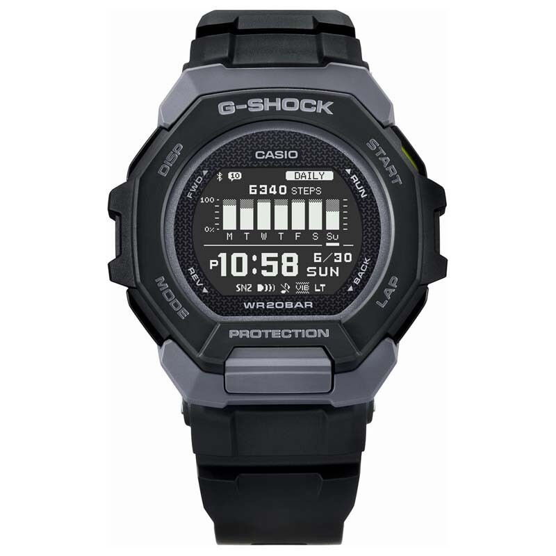 【新品】CASIO G-SHOCK GBD300-1JF Bluetooth Casio G-SHOCK GBD-300-1JF G-SQUAD Step Tracker Bluetooth