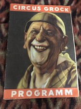Circus Grock Programm Hamburg Original German Ballett Gerard 1950s Very Good