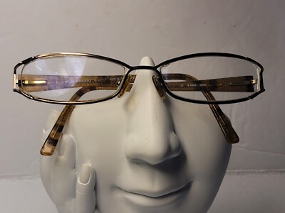 Burberry Safilo Eyeglasses Frames B 9469 064S Brown Rect 52-17-135 Flex Hinge