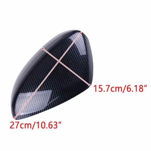 Carbon Fiber Color Replacement Side Mirror Cover Caps For Mazda 3 Axela 2014-16 - Imagen 2 de 5