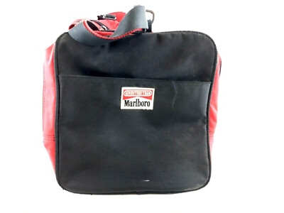Vintage Adventure Team Marlboro Large Red Duffel Bag 1990s