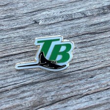 Tampa Bay Rays Vintage Logo Collectable MLB Baseball Tribute Jersey Hat Pin 