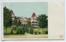 Hotel Weirs Lake Winnipesaukee New Hampshire 1907c postcard