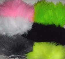 Nimrod's Tackle 1/4 OZ STRUNG BLOOD QUILL MARABOU FEATHERS  PICK FROM 30+ COLORS