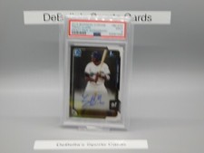 2015 BOWMAN CHROME DRAFT TRENT CLARK GRISHAM RC  AUTO #BCATC PSA 9 MINT