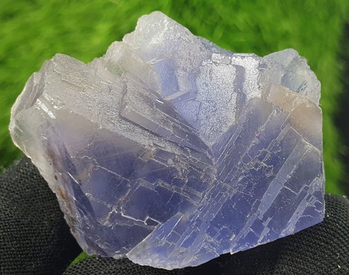 67 Gram Fluorite Stunning Blue Cubic Phantom Fluorite Crystal @ Baluchistan Pak