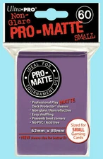 YUGIOH ULTRA PRO-MATTE PURPLE DECK PROTECTOR/SLEEVES (SMALL) 60ct