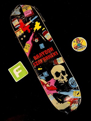 SUPER RARE Braydon Szafranski Fast Life Baker Skateboard Deck Pro