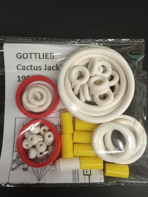 Kit D'Élastiques/Remplacement Pour Flipper Gottlieb Jungle/Wild Live - Neuf