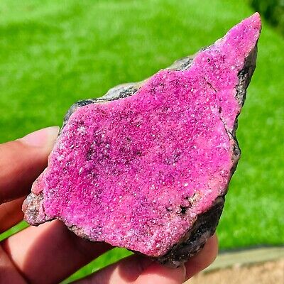 299g Natural Purple Pink Cobalt Cobalto Calcite Crystal Gemstone Rare  Mineral