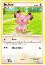 Pokemon - Snubbull - 82/123 - Common - HeartGold SoulSilver - NM on eBay