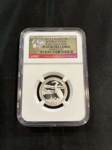 2015 S 25C Bombay Hook Silver Quarter NGC PF69 Ultra Cameo Early Releases