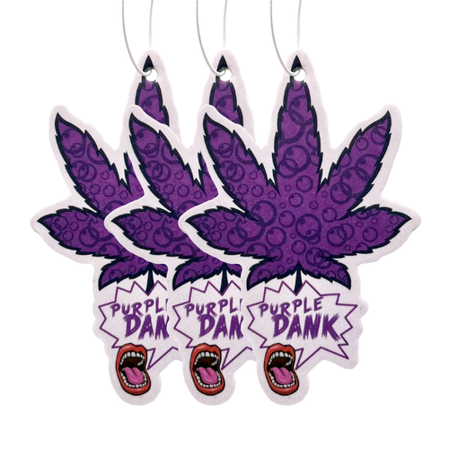 Purple Dank Grape Drank Drink Scent Half Baked Mary Jane Marijuana Air Freshener - Picture 2 of 11