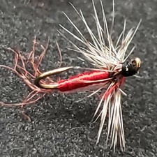 TROUT DRY FLY MIDGE RED SIZE 20 CUSTOM TIED FRONTIER FLY FISHING FLIES COMPANY