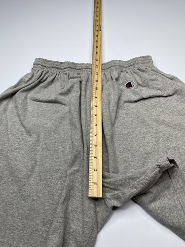 VTG Champion Youth Size XL 14-16 Casual Sweat Jersey Shorts Grey Elastic Waist - Picture 4 of 9