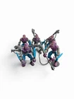 1988 Vintage TMNT Foot Soldiers Figure Lot W/ Weapons And OG Card Back Playmates