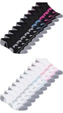 NEW PUMA WOMEN'S NO SHOW SOCKS 10 PAIR SIZE 5-9.5 MOISTURE CONTROLS