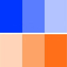 Color Correction Gel Filter 6 Pack 16X20 Inches Blue Orange Photography Lighting