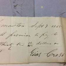 Vintage 1800's Payment Receipt Book Notebook Book