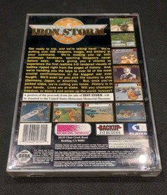 Iron Storm Sega Saturn 1996 US CIB Complete W/ Manual & Reg Card Free Shipping!