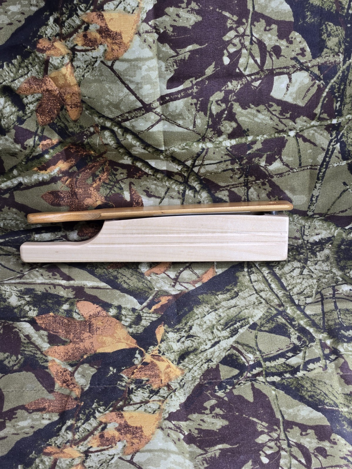 New Custom Made Turkey Box Call Made From Silver Maple With Canarywood Paddle
