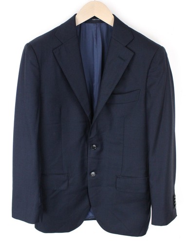 SUITSUPPLY Lazio Men's UK36R Navy Blue Slim Super 110's Wool 2-Piece Suit * - Picture 2 of 15