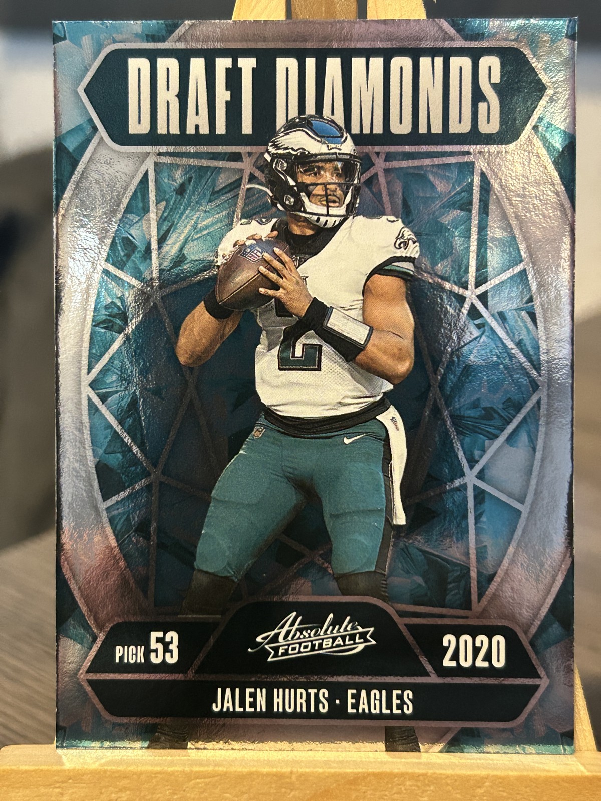 2025 Panini Absolute - Draft Diamonds Jalen Hurts #DD-JHS