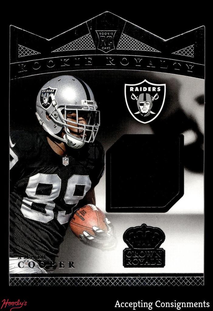 Amari Cooper Panini Crown Royale Rookie Royalty Memorabilia Die-Cut #AC Base