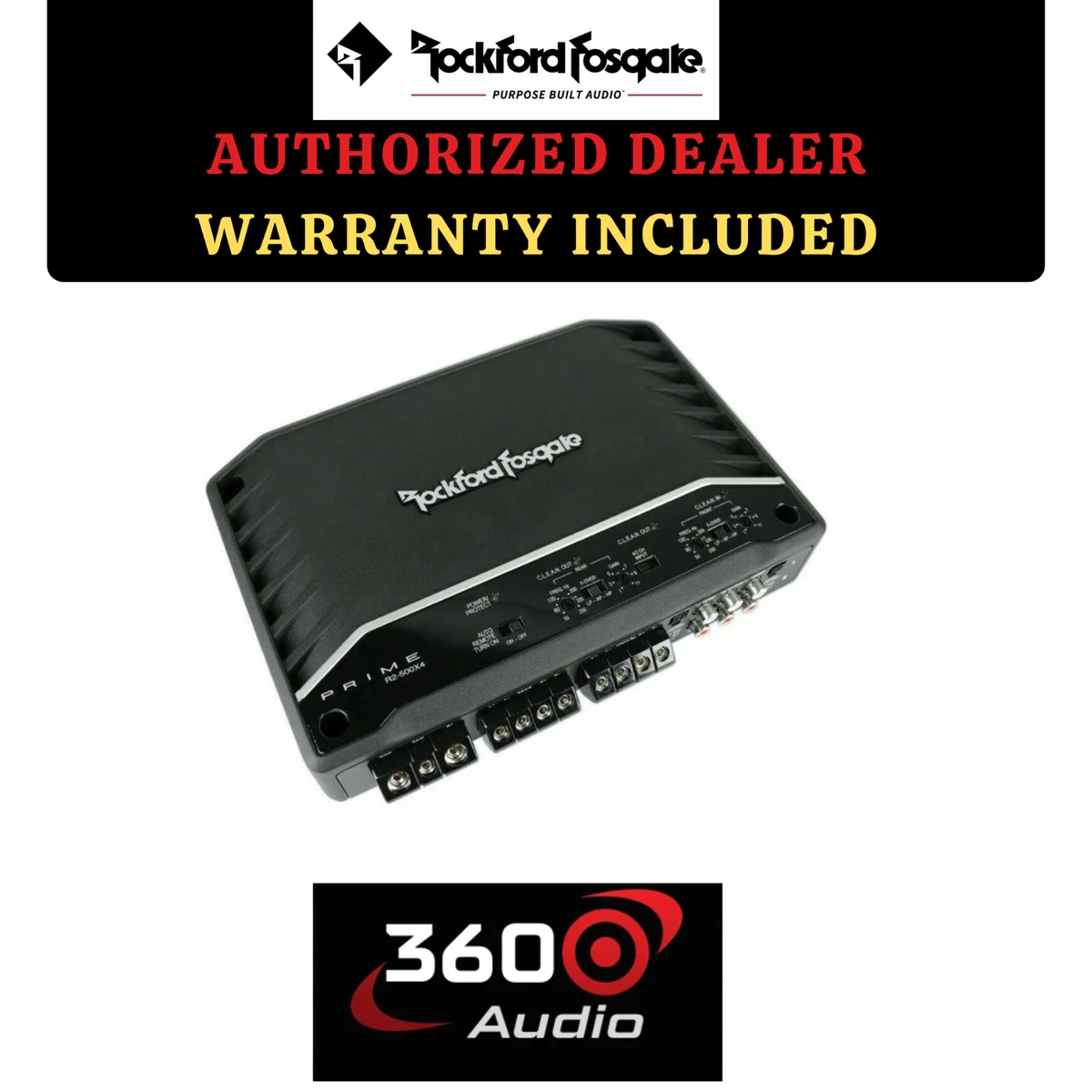 Preços baixos em Carro 4 Canais Rockford Fosgate amplificadores de
