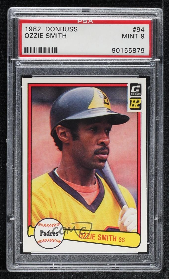 1982 Donruss Ozzie Smith #94 PSA 9 MINT HOF 0y8e