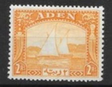 ADEN SG10 1937 2r YELLOW MTD MINT