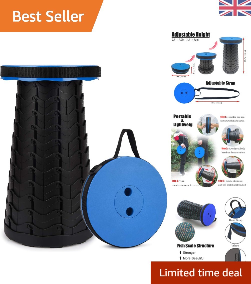 Stylish 2nd Generation Telescopic Stool - Safe, Lightweight, Versatile Design