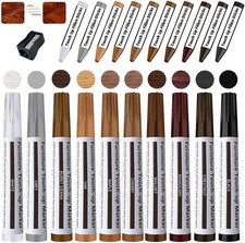 Repair Pen Wooden Furniture Floor Scratch Repair Markers and Wax Sticks Set of 2