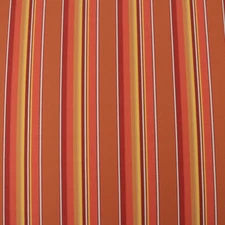 SUNBRELLA 56000 DOLCE MANGO ORANGE STRIPE OUTDOOR FURNITURE FABRIC BY YARD 54"W