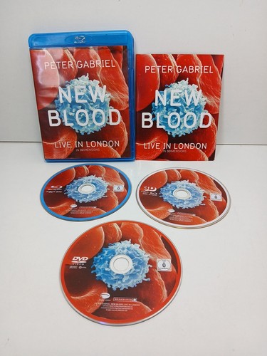 Peter Gabriel New Blood Blu-ray Live In London In 3 Dimensions DVD prezzo ebay
