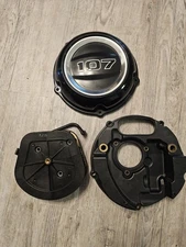 2017-2023 HARLEY 107 CI Milwaukee Eight M8 Air Cleaner Breather OEM ROUND BLACK