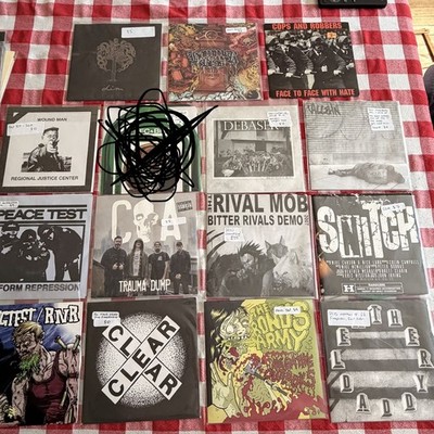 Boston Hardcore Vinyl 7  Lot Of 14 COA wound Man B9 Rival Mob Have Heart Bane